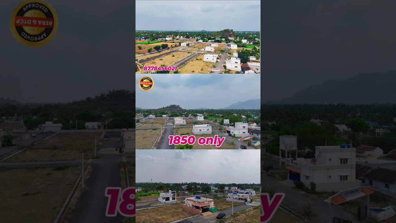 Salem steel plant 3 Gated premium Gated community Villa plots