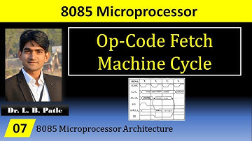 Timing Diagram of Op Code Fetch Machin Cycle of 8085 microprocessor