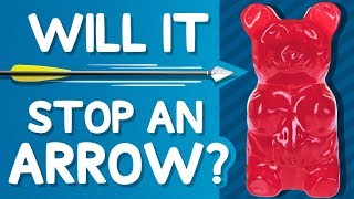 Will It Stop an Arrow? (Shooting Gummy Bears, Punching Bags, Giant Lollipops & More!)