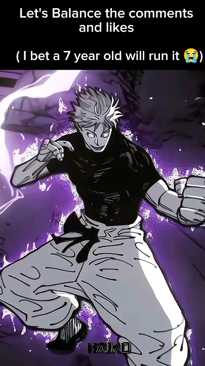 Balance The comment and likes #trending #jujutsukaisen #animecharacter #mangacharacter #edit #anime