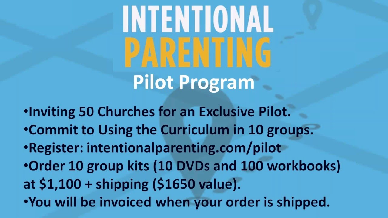 Intentional Parenting Pilot with Doug Fields - YouTube