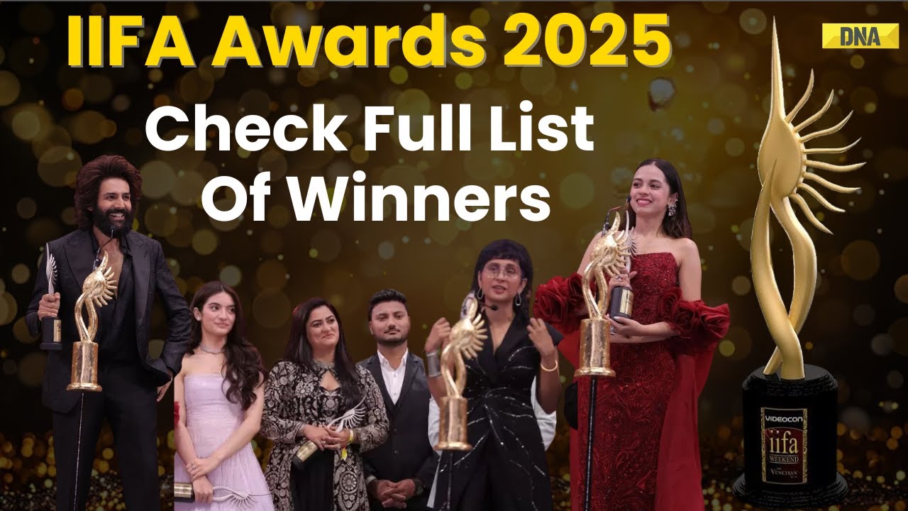 IIFA AWARDS 2025 Winners: Check Full List Of Winners In IIFA 2025 I Kartik Aaryan I Entertainment