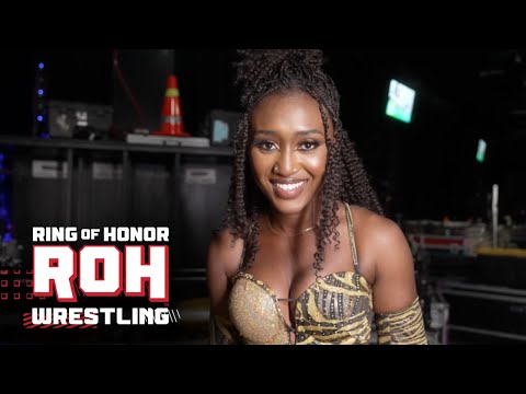 Queen Aminata goes on to the next round in the #ROH Women's World TV Title Tournament ROH TV 2/15/24