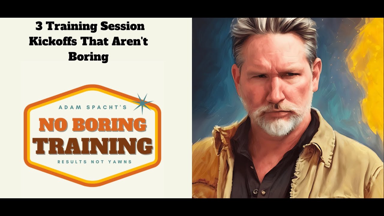 3 interesting ways to start a training session YouTube