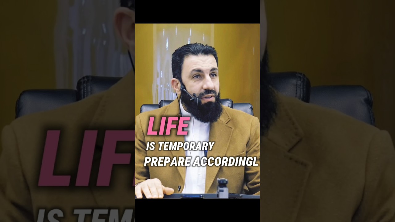 LIFE IS TEMPORARY PREPARE WELL FOR HEREAFTER