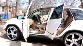 MOOSIEMAN MY CLEAN BMW X5 ON 24'S PART 2 OF 2 VIDEO CLIPS