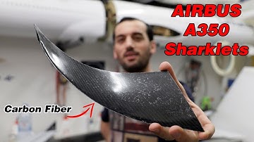 Making the Sharklets and horizontal stabilizer/ AIRBUS A350 XWB