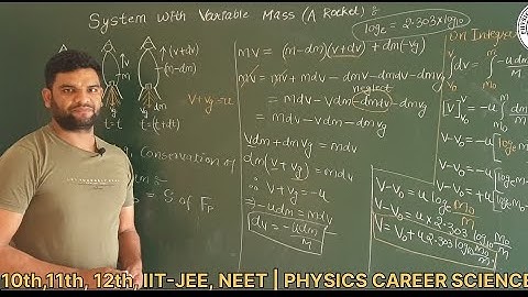 System With Variable Mass #cbse(A  Rocket🚀)#class11 #neet #iitjee #ncert #competition
