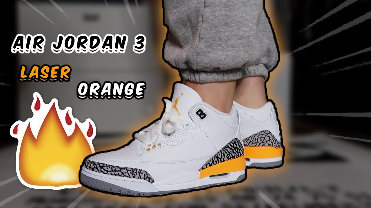 womens jordan 3 orange