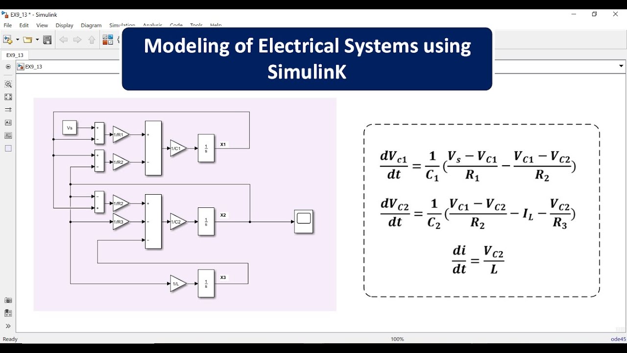 Solving Differential Equations Using Simulink & MATLAB Applications ...