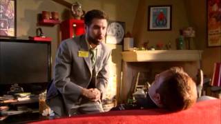 Chuck s04e05 - Morgan brings Casey out of couch lock