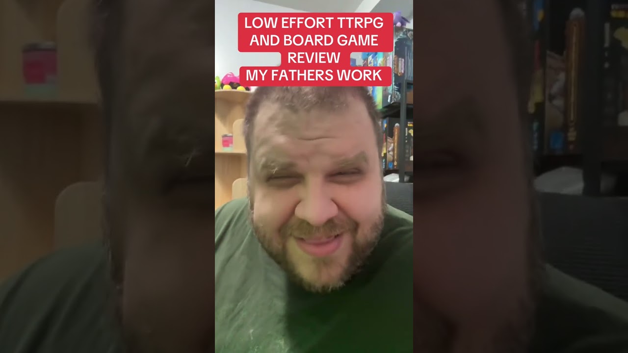 Low Effort TTRPG Review: My Father's Work