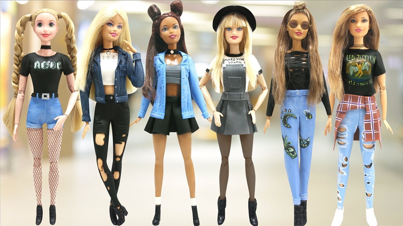 barbie with outfits