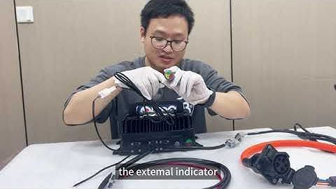 Introduce the cables and connections for Longrun Charger 3.3KW