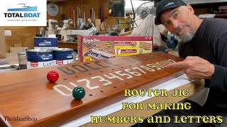 Making a Sign with a Router Jig (Simple)