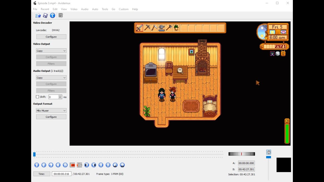 Short Avidemux Tutorial (Video Stitching) - YouTube