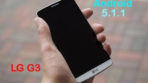 LG G3 - Android 5.1.1 Lollipop (Paranoid Android)