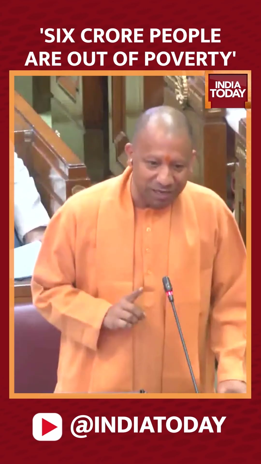 'Our Government Has Brought Six Crore People Out Of Poverty' Says Uttar Pradesh CM Yogi Adityanath