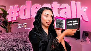#destalks : big sis advice + putting lash clusters on 