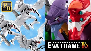 2023年5月発売・発送「EVA-FRAME-EX：EVA初号機・弐号機・オプションセットAB・量産機3体セット」開封・組立・レビュー / 新世紀エヴァンゲリオン劇場版 Air/まごころを、君に