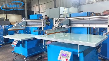 Máy in lụa phẳng khổ lớn | THỰC TẾ TẠI XƯỞNG ROBOWIND | 0903 859 298