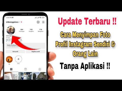 Cara Menyimpan Foto Profil Instagram Sendiri