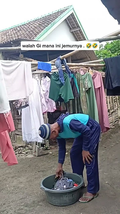 disuruh jemur pakaian dalam 🤣🤣 #tranding #lucu #ngakak #fyp #komedi #viralvideo