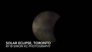 Solar Eclipse, Toronto, August 21, 2017