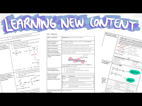 Learning New Content | Studying Effectively for GCSE's & A-level's