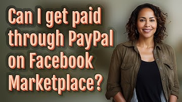 Can I get paid through PayPal on Facebook Marketplace?