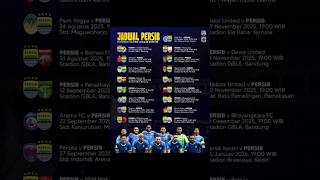 JADWAL PERSIB PUTARAN 1 HARI INI 2025 - 2026 SUPER LEAGUE | LIGA INDONESIA PEKAN 1-17 SKUAD TERBARU