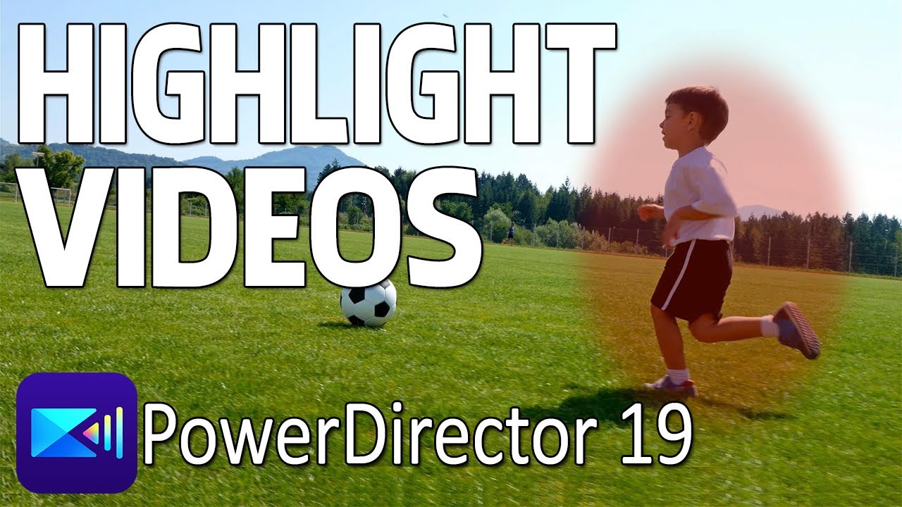 Highlight Video with Bold Color Boards  | PowerDirector