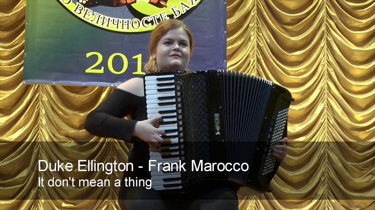 Ellington - Marocco: It don't mean a thing - JAZZ ACCORDION Egle Bartkeviciute Accordeon Akkordeon