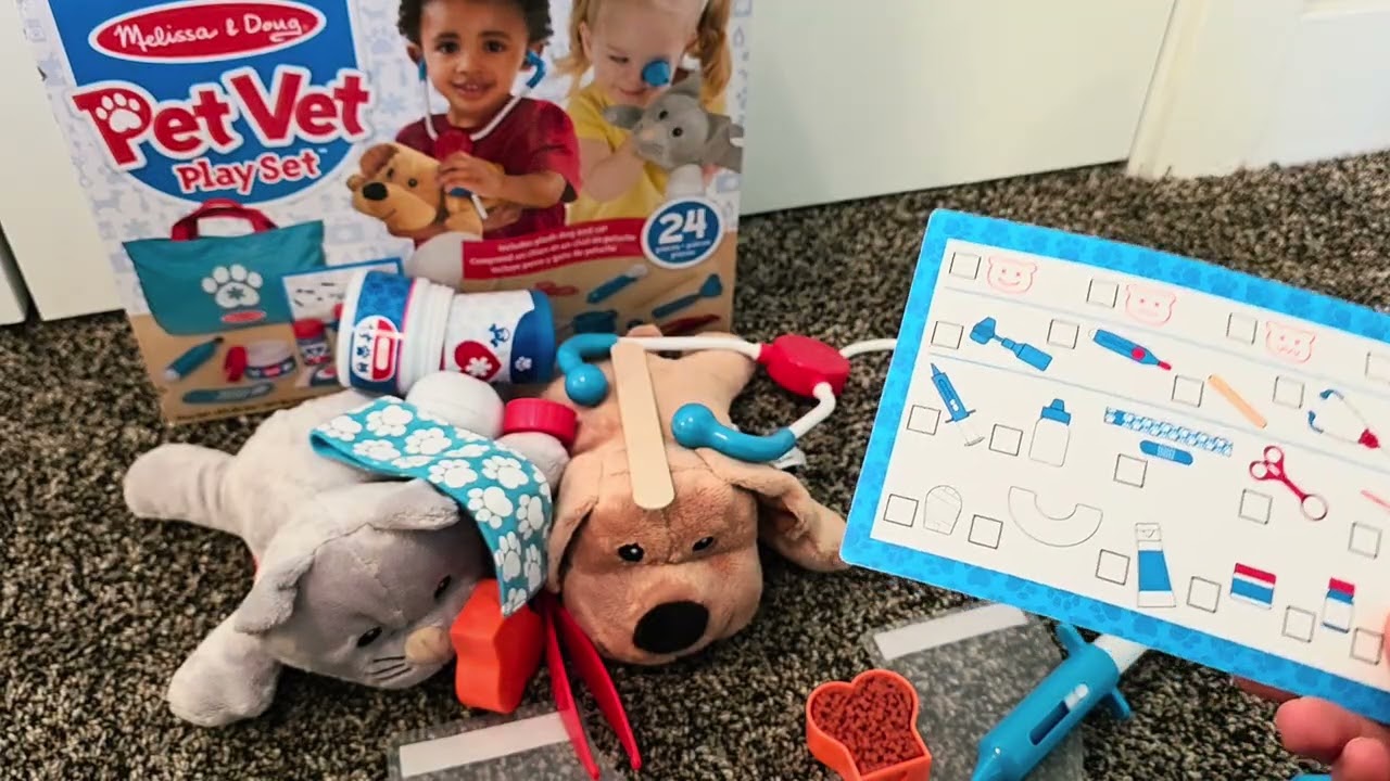 Melissa & Doug Vet Kit Review: Sparking Compassion & Creativity! 🐶🐱💖 