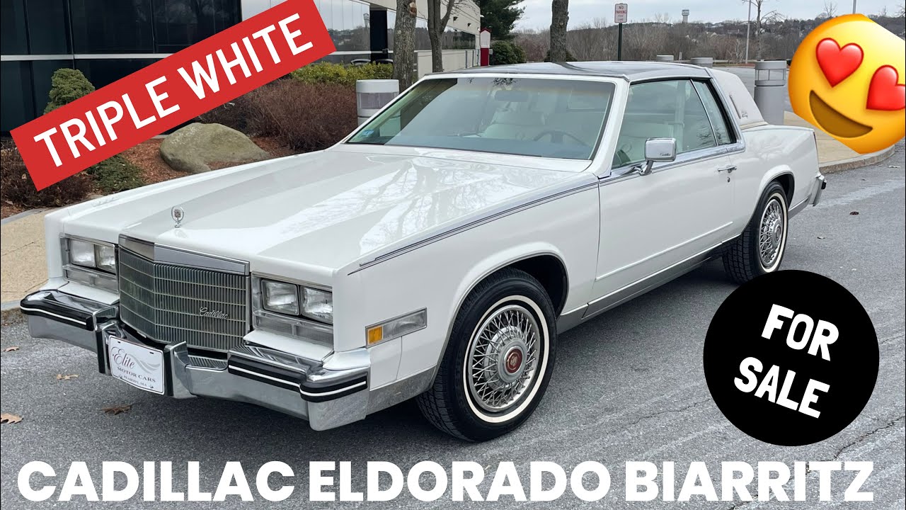1984 Cadillac Eldorado Biarritz Triple White Beautiful For Sale By Elite Motor Cars Of Peabody Sold