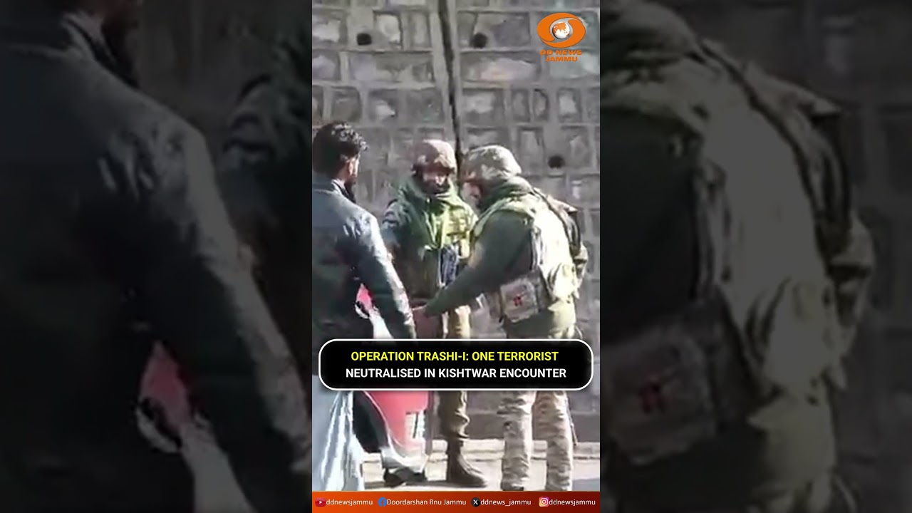 Operation Trashi-I: One Terrorist Neutralised in Kishtwar Encounter