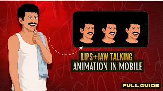 PC जैसा Jaw Talking Animation Mobile में |Talking Animation Tutorial | Draw Cartoons 2 screenshot 5
