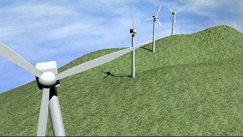 Wind Turbine Animation in Blender