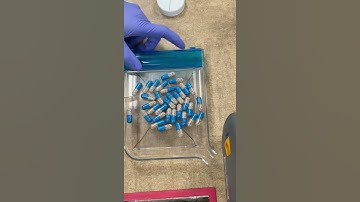 Pharmacy medication pill counting satisfying same video pt2