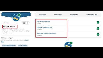 Archive Basics | Salesforce Trailhead