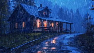 Rain Sounds For Sleeping - 99% Instanly Fall Asleep With Rain And Thunder Sound At Night