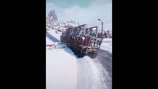 Tatra Phoenix SE | Transporting the oil Rig Salvage Trailer | SnowRunner