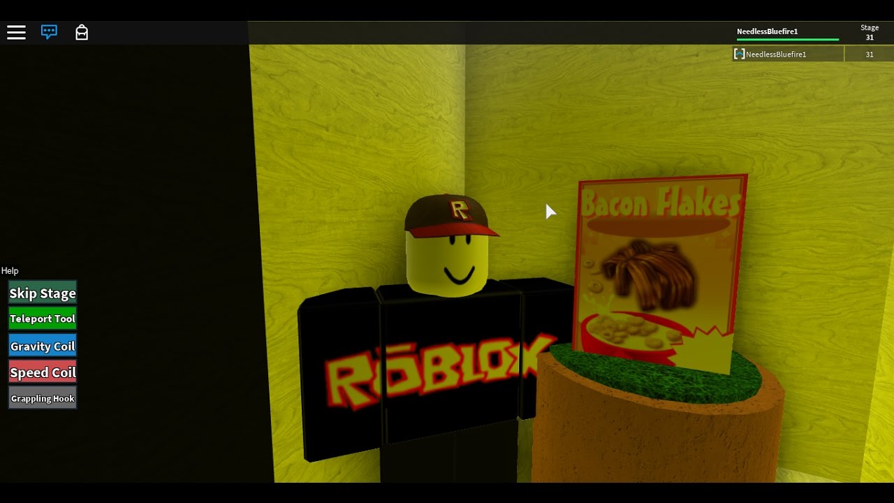 Roblox Aventureshow To Get Bacon Flakes Badge Youtube - bacon flakes roblox