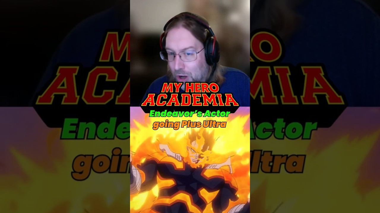 Patrick seitz imita o emotivo 'plus ultra' de endeavor, gerando repercussão entre fãs de my hero academia