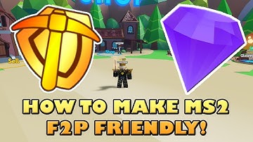 HOW TO MAKE MINING SIM 2 MORE F2P FRIENDLY - Roblox Mining Simulator 2