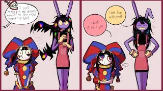 Jaxs Annoying HAIR PROBLEMS?!! (The Amazing Digital Circus Comic Dub)