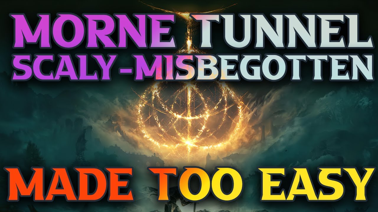 Elden Ring Morne Tunnel Boss Scaly Misbegotten Guide FULL Morne