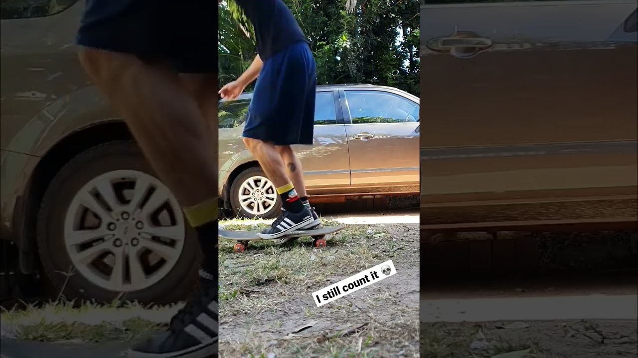 Insane varial flip on the minecraft skateboard 💀 