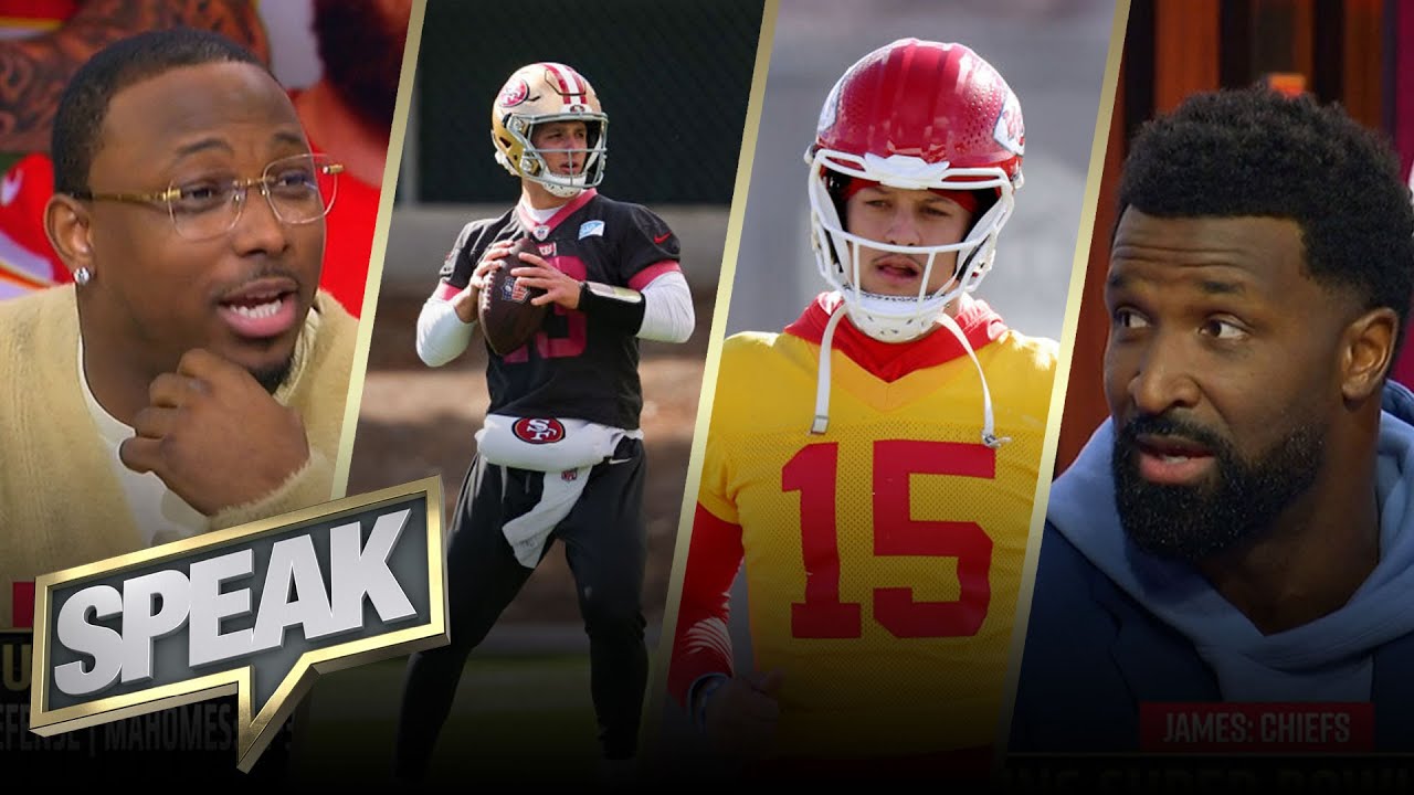 ⁣Will Mahomes lead the Chiefs to a Super Bowl LVIII win or 49ers do it for the Bay? | NFL | SPEAK