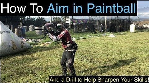 How To Aim A Paintball Gun Correctly